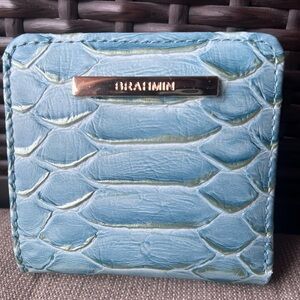 NWT Brahmin Jane in Limeaid All Over Snake Wallet
